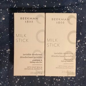 NIB Beekman 1802: Milk Stick Deodorant (2-pack)